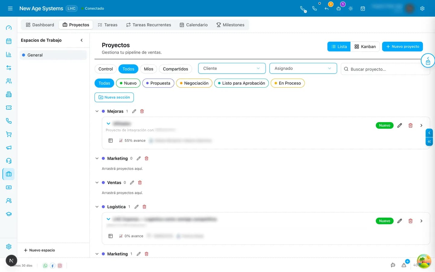 Gestión interna del equipo